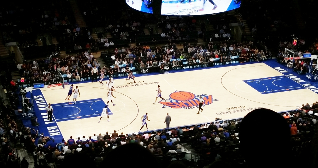 You are not a New Yorker unless you go to at leat one Knicks game!
